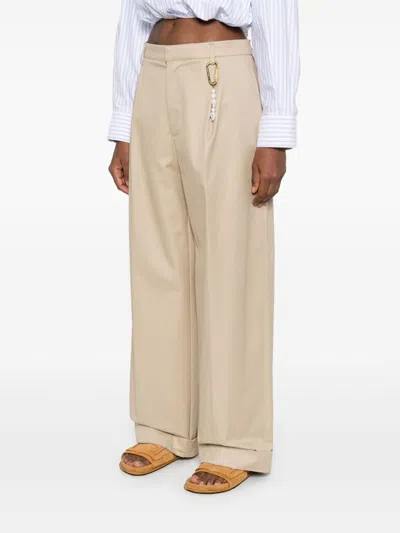 Darkpark Danielle Trousers In Neutral
