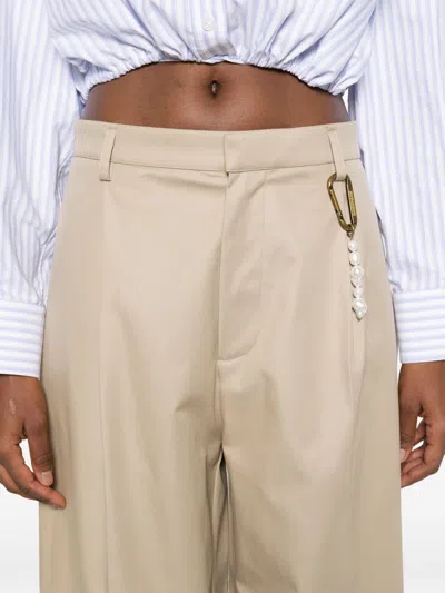 Darkpark Danielle Trousers In Neutral