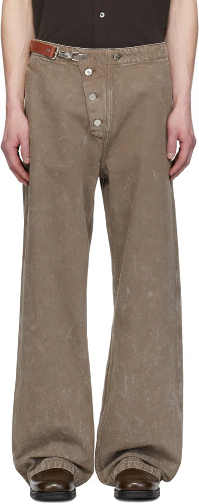 Hope Loose Fireman Jeans In Brown