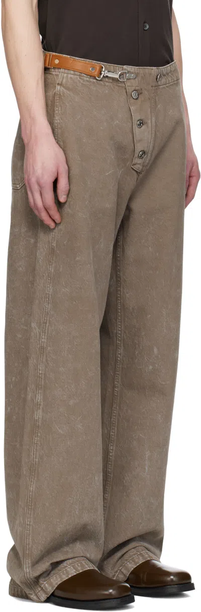 Hope Loose Fireman Jeans In Brown