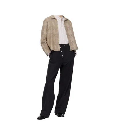 Hope Black Loose Fireman Denim Trousers In Black