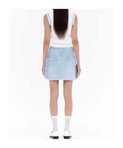 We11 Done Logo Knit Vest In White