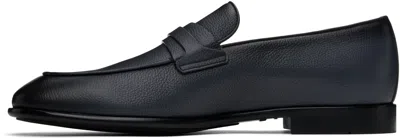Ferragamo Moccasin With Gancini Ornament In Black