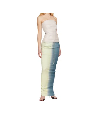 Rick Owens Drkshdw Drawstring Skirt In Multi