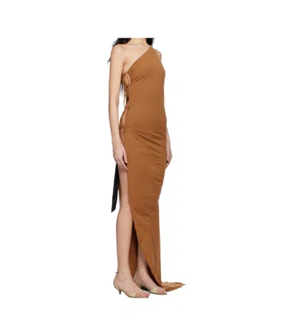 Rick Owens Drkshdw One Shoulder Dress