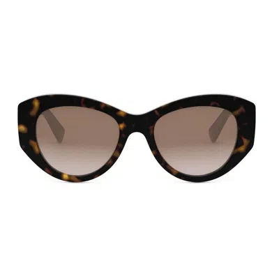 Bvlgari Full Frame Sunglasses In Brown
