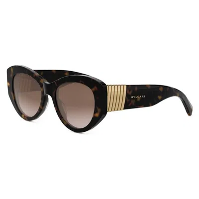 Bvlgari Full Frame Sunglasses In Brown