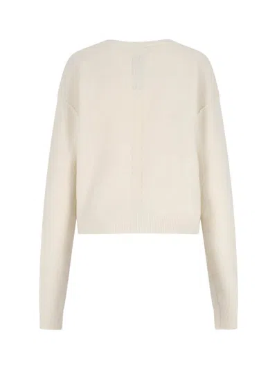 Rick Owens Cashmere Sweater In White