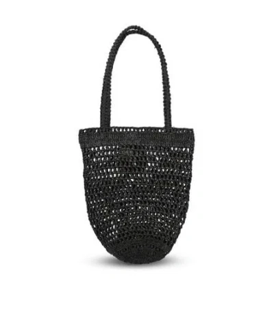 Chloé Small Summer Banana Shopping Raffia Beach Bag