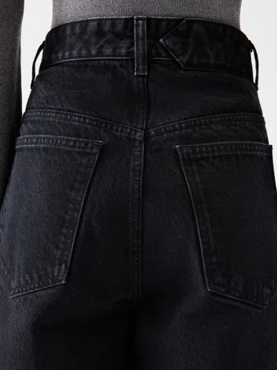 Jacquemus Le De-nimes Droit Jeans Women In Black