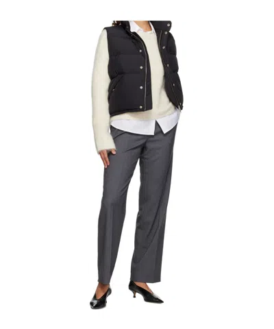 Dunst Gray Double Pleated Trousers