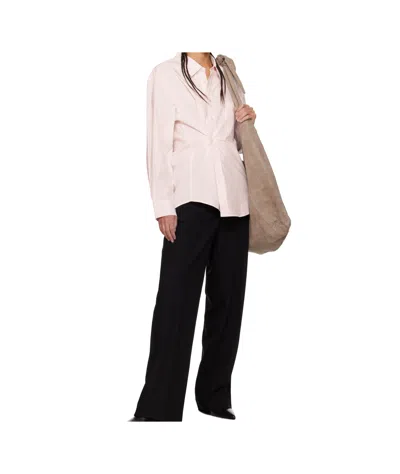 Dunst Pink Paperly Oversized Shirt In Pink
