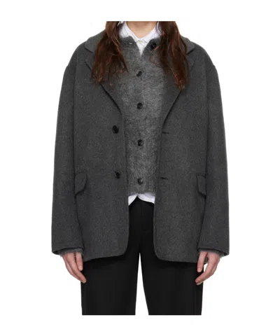 Dunst Gray Handmade Blazer In Gray