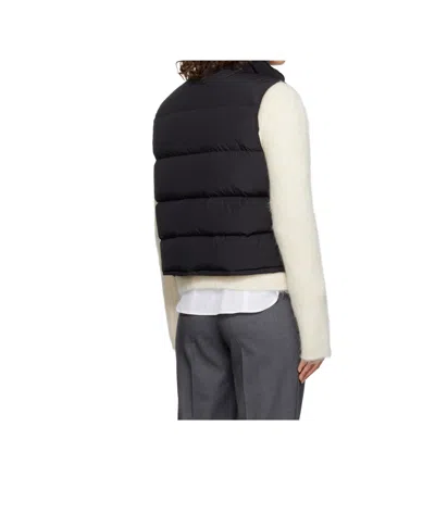 Dunst Unisex Open Crochet Knit Vest In Black