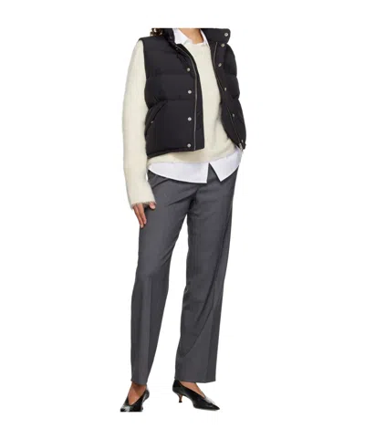 Dunst Unisex Open Crochet Knit Vest In Black