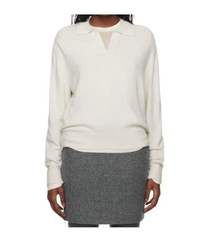 Dunst Sweaters White In White
