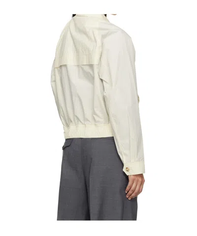 Dunst Off-white Spread Collar Jacket