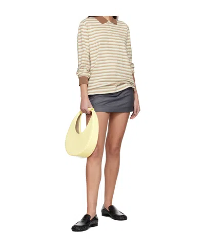 Dunst Gray Micro Miniskirt In Gray
