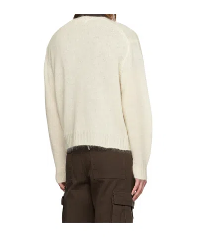 Dunst Off-white Button Cardigan In White