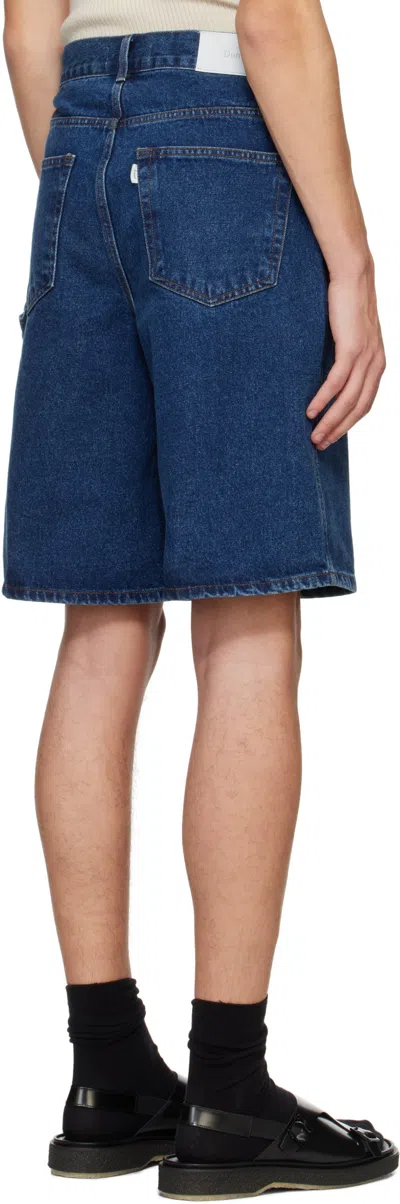 Dunst Blue Classic Baggy Denim Shorts