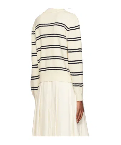 Dunst Unisex Open Collar Knit In Neutral