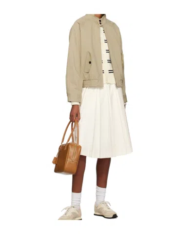 Dunst Unisex Open Collar Knit In Neutral