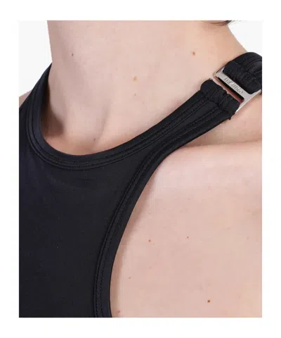 Attico One Piece Swimsuit In Black