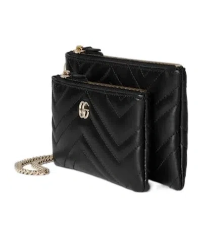 Gucci Gg Marmont Small Pouch With Chain