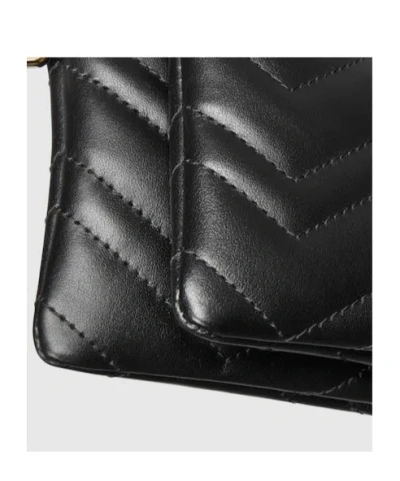 Gucci Gg Marmont Small Pouch With Chain