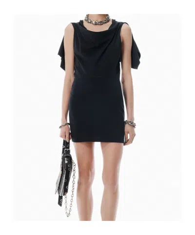 Alexander Wang T Black Deconstructed Minidress