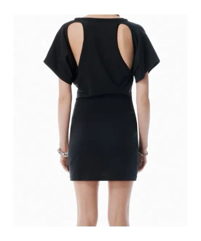 Alexander Wang T Black Deconstructed Minidress