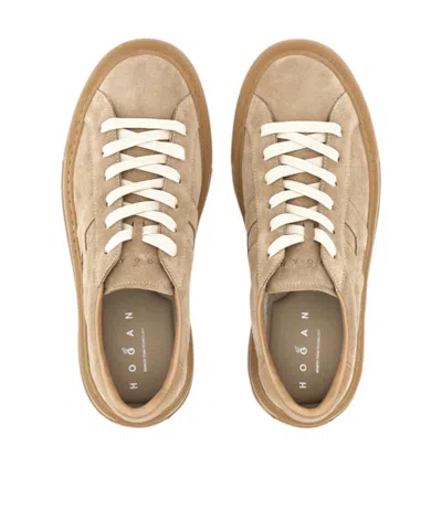 Hogan H691 Side H Patch Sneakers In Neutral
