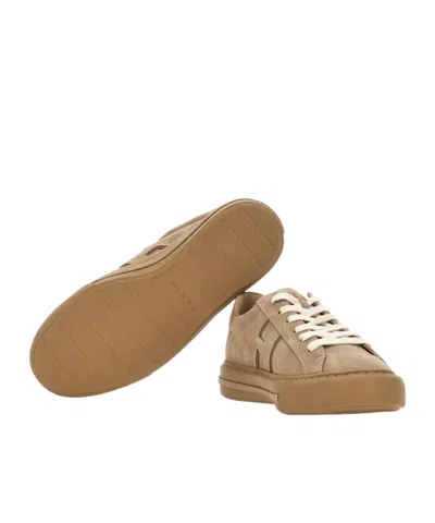 Hogan H691 Side H Patch Sneakers In Neutral