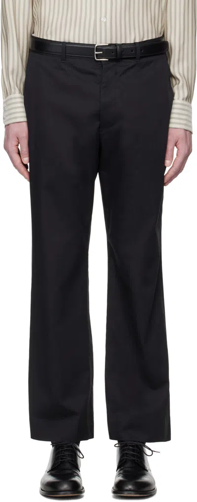 The Row Belt Loops Slacks In Black
