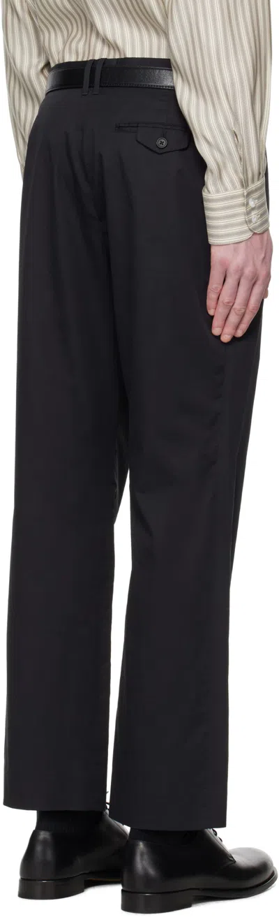 The Row Belt Loops Slacks In Black