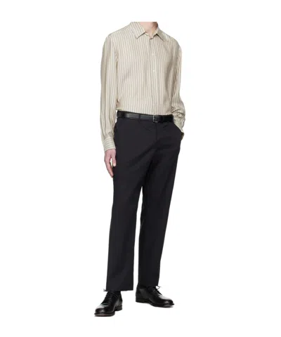 The Row Belt Loops Slacks In Black