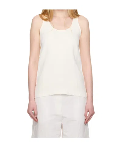 Totême Textured Top In White