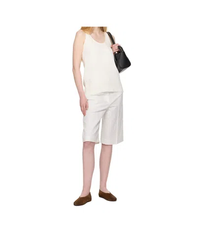 Totême Textured Top In White