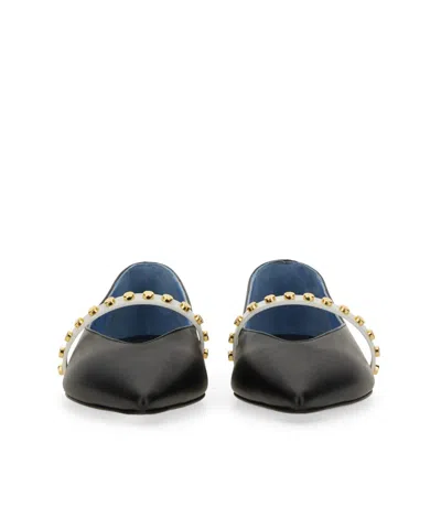 Alexander Mcqueen Studded Strap Ballerina Shoes