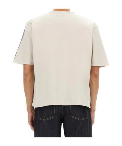 Alexander Mcqueen Cropped T-shirt In Gray