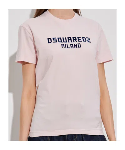 Dsquared2 Timeless Crew Neck T-shirt With Short Sleeves In White