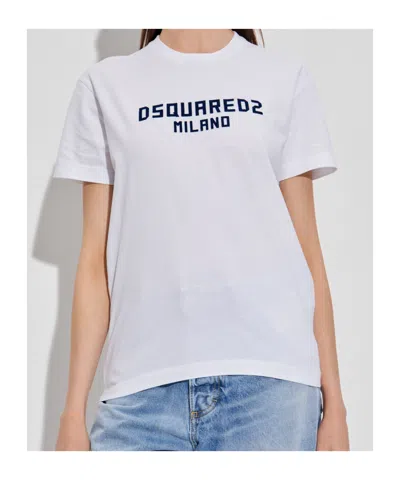 Dsquared2 Round Neck Short Sleeve T-shirt