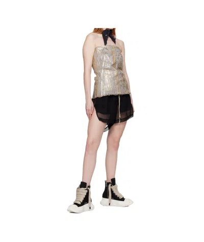 Rick Owens Drkshdw Patterned Square Scarf
