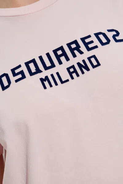 Dsquared2 Timeless Crew Neck T-shirt With Short Sleeves In White