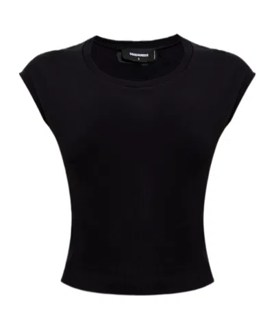 Dsquared2 Crew Neck T-shirt In Black