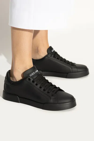 Dolce & Gabbana Leather Low-top Sneakers