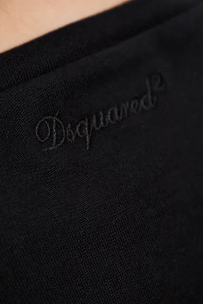 Dsquared2 Crew Neck T-shirt In Black