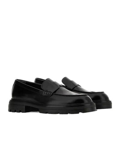 Hogan H673 Leather Loafers