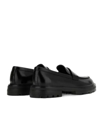 Hogan H673 Leather Loafers