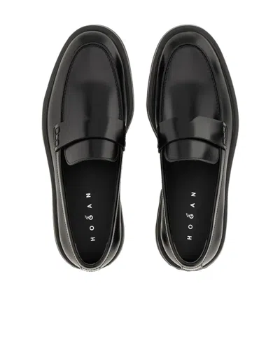 Hogan H673 Leather Loafers